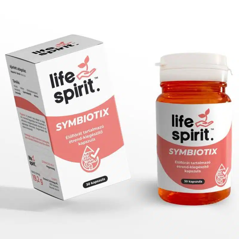 Life Spirit Symbiotix élőflórát tartalmazó étrend-kiegészítő kapszula - 30db 1 Life Spirit Symbiotix
