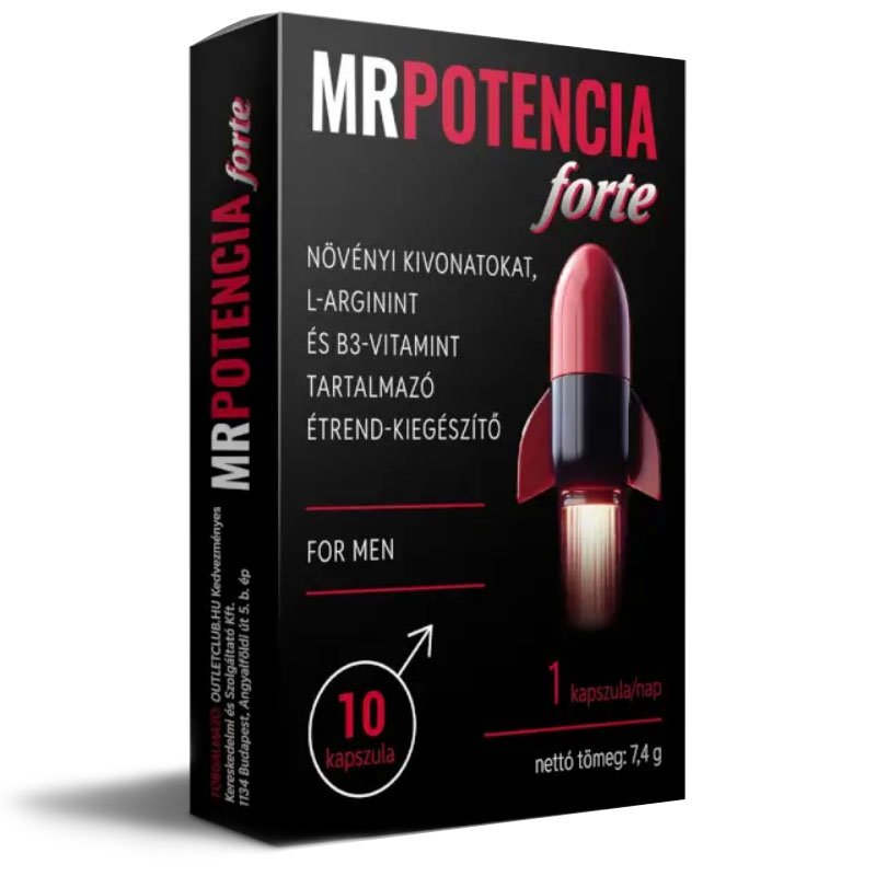 MrPotencia Forte potencianövelő kapszula - 10db 1 MrPotencia Forte