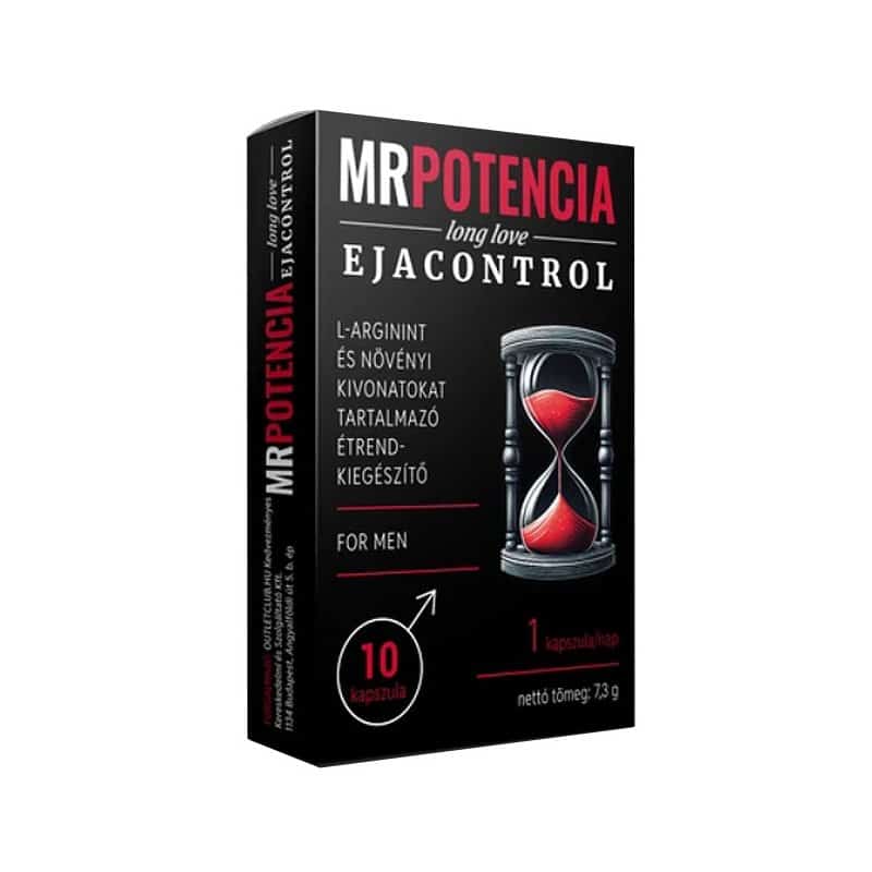 MrPotencia Long Love Ejacontrol potencianövelő kapszula - 10db 1 MrPotencia Long Love Ejacontrol