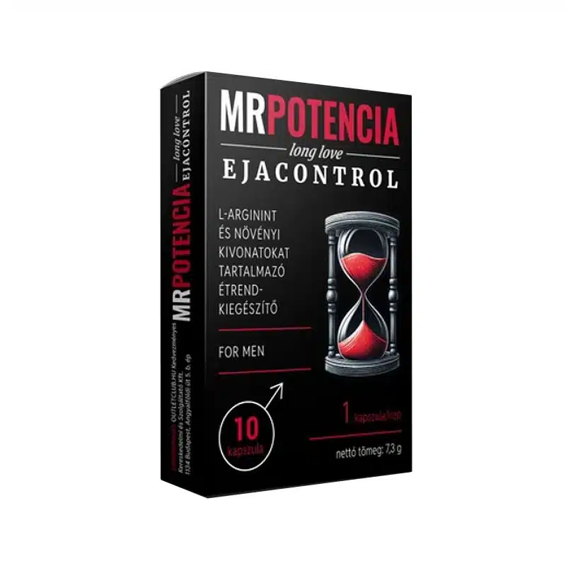 MrPotencia Long Love Ejacontrol potencianövelő kapszula - 10db 1 MrPotencia Long Love Ejacontrol