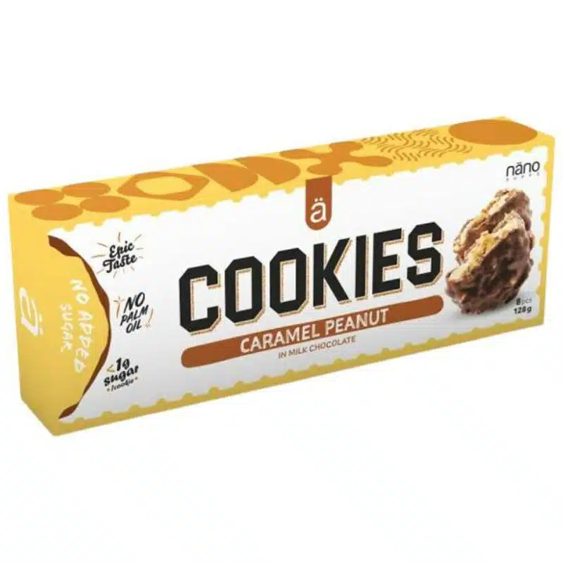 Nanosupps Cookies Caramel Peanut - 128g 1 Nanosupps Cookies Caramel Peanut