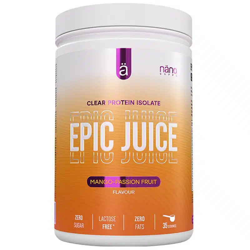Nanosupps Epic Juice Mango-Passion Fruit Tejsavó Fehérje Izolátum - 875g 1 Nanosupps Epic Juice Mango-Passion Fruit Tejsavó Fehérje Izolátum