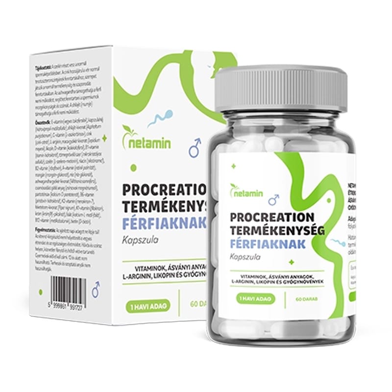 Netamin ProCreation-Termékenység férfiaknak kapszula - 60db 1 Netamin ProCreation