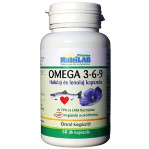 Nutrilab Omega 3-6-9 Halolaj és lenolaj