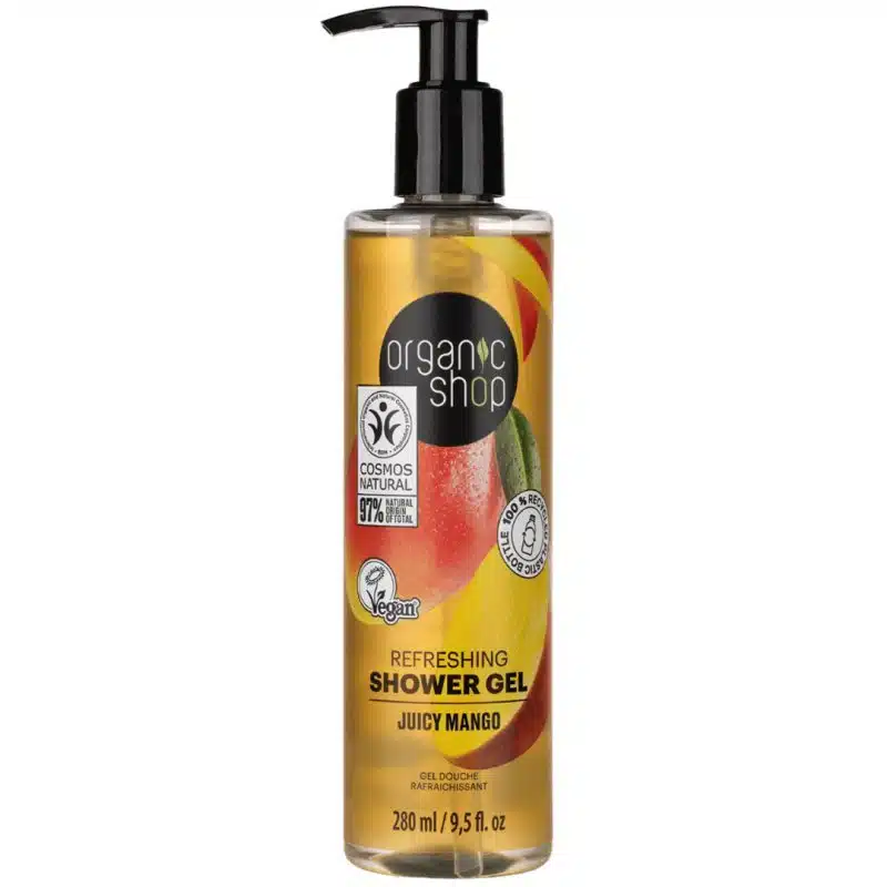 Organic Shop Frissítő tusfürdő mangóval - 280ml 1 Organic Shop Frissítő tusfürdő mangóval