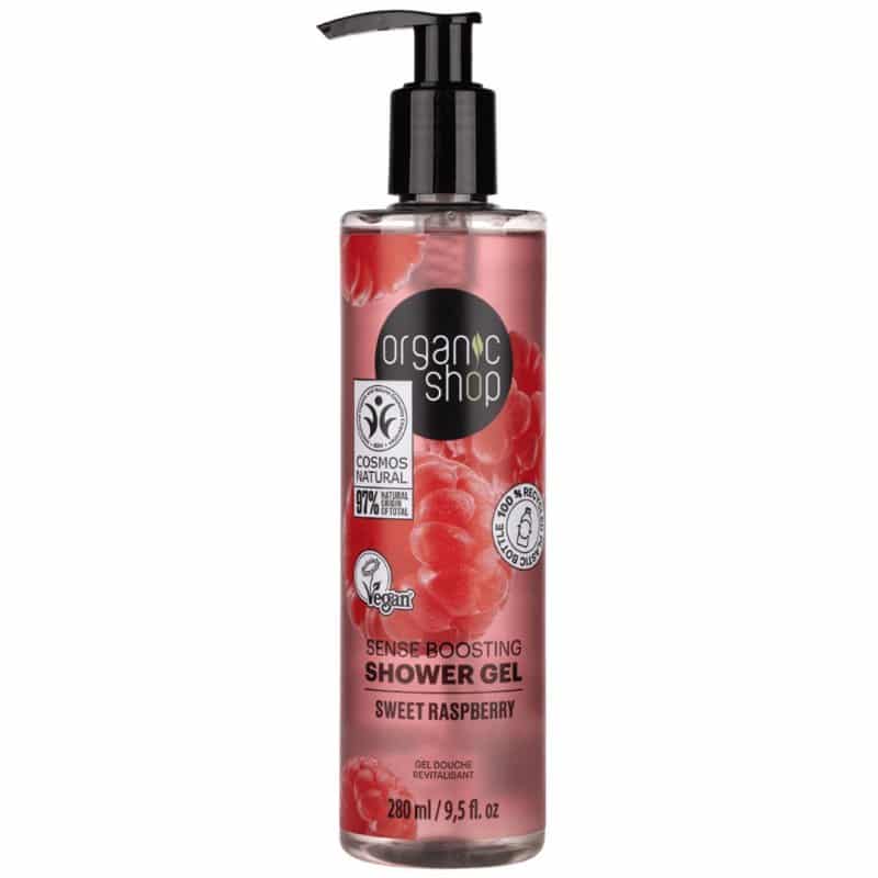 Organic Shop ''Sense Boosting'' tusfürdő málnával - 280ml 1 Organic Shop ''Sense Boosting'' tusfürdő