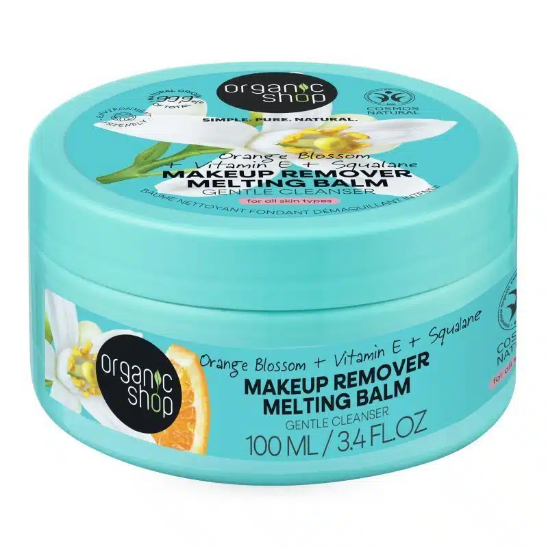 Organic Shop Sminklemosó balzsam narancsvirággal E-vitaminnal és szkvalánnal - 100ml 1 Organic Shop Sminklemosó balzsam narancsvirággal