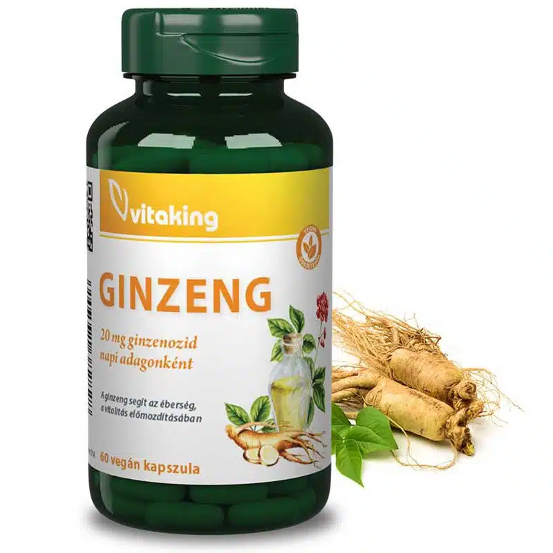 Vitaking Ginzeng kapszula - 60db 1 Vitaking Ginseng