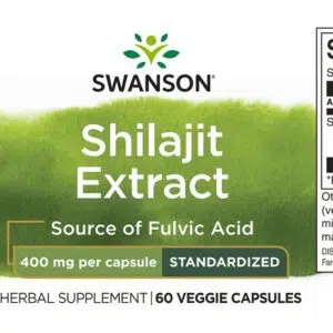 Swanson Shilajit kivonat kapszula - 60db 3 Swanson Shilajit kivonat kapszula - 60db - Image 2