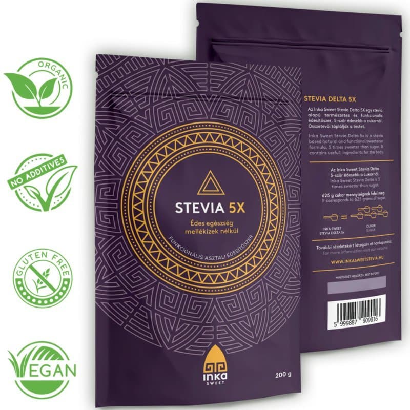 Inka Sweet Stevia Delta 5X - 200g 1 Inka Sweet Stevia Delta 5X