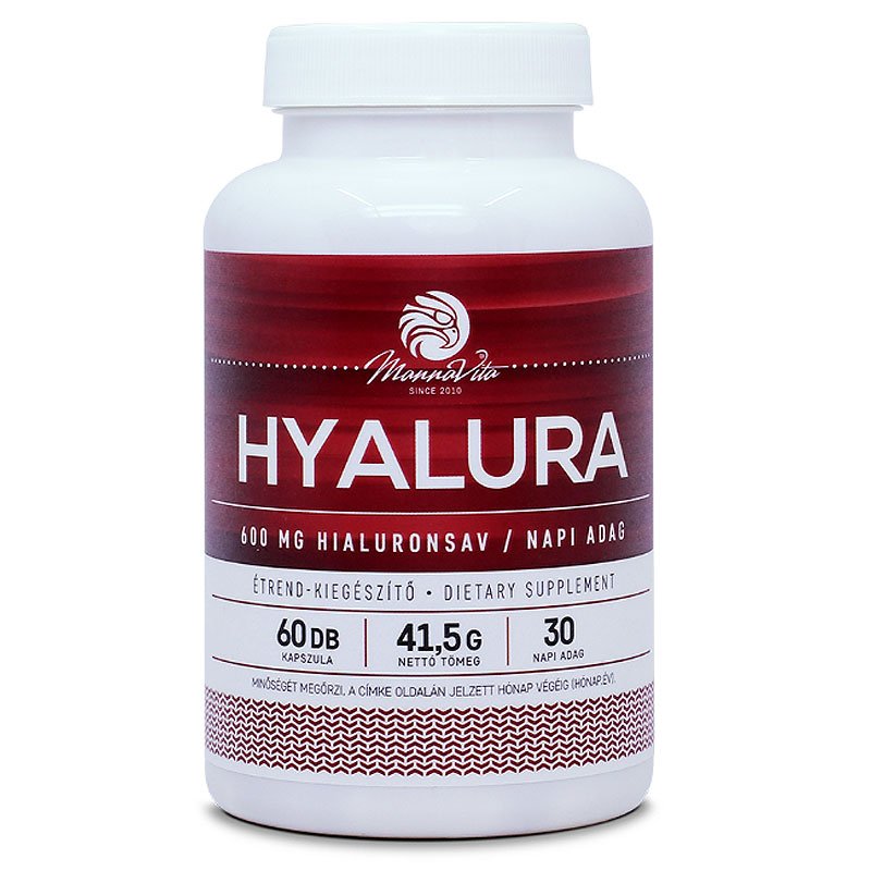 Mannavita Hyalura 600mg Hialuronsav + Kollagén kapszula - 60db 1 Mannavita Hyalura