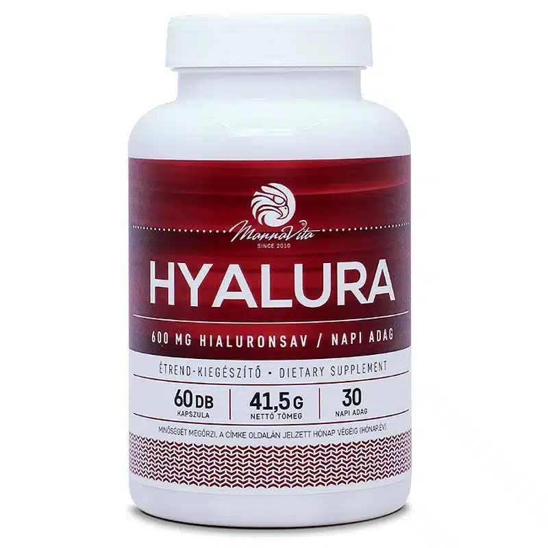 Mannavita Hyalura 600mg Hialuronsav + Kollagén kapszula - 60db 1 Mannavita Hyalura