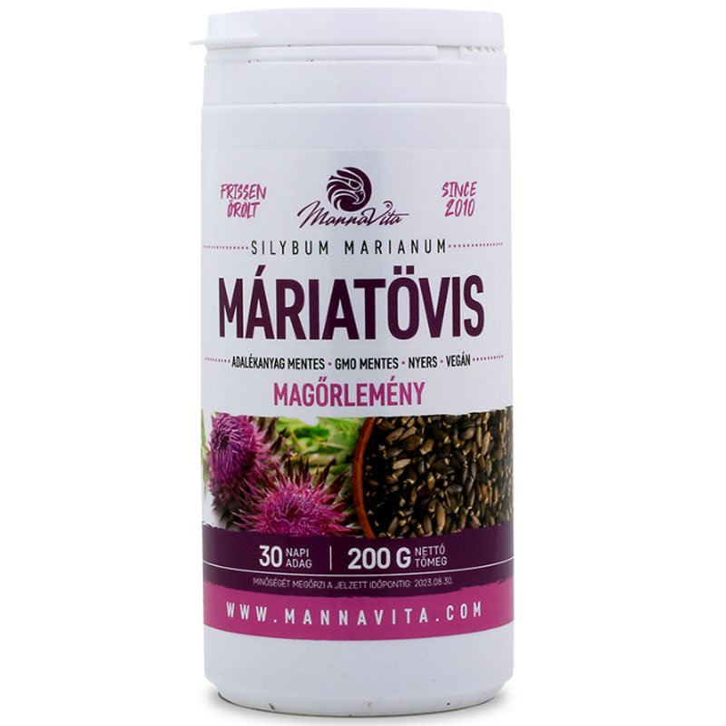 Mannavita Máriatövis Magőrlemény - 200g 1 Mannavita Máriatövis Magőrlemény