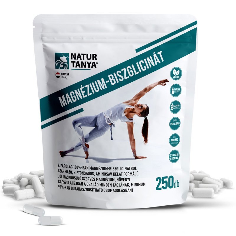 Natur Tanya Magnézium-Biszglicinát kapszula - 250db 1 Natur Tanya Magnézium-Biszglicinát kapszula - 250db