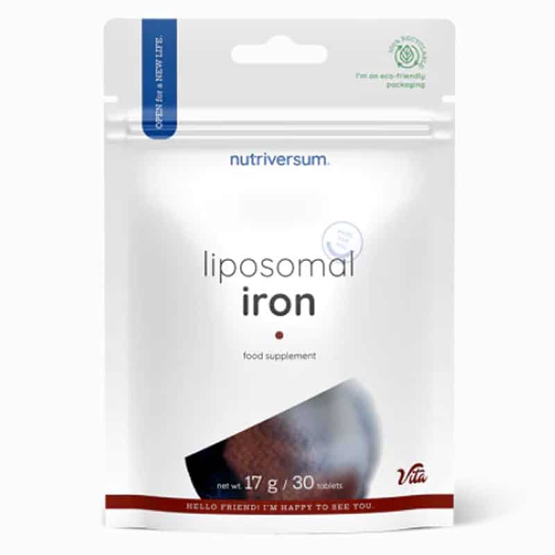 Nutriversum Liposomal Iron - Liposzómás Vas tabletta - 30db 1 Nutriversum Liposzomal Iron - Liposzómás Vas tabletta - 30db