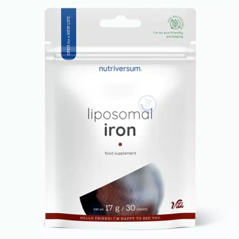 Nutriversum Liposomal Iron - Liposzómás Vas tabletta - 30db 1 Nutriversum Liposzomal Iron - Liposzómás Vas tabletta - 30db