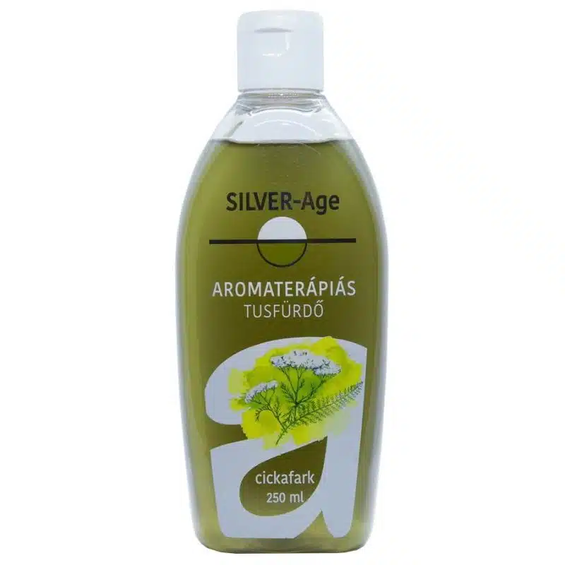 SILVER-Age Aromaterápiás Tusfürdő cickafark - 250ml 1 SILVER-Age Aromaterápiás Tusfürdő cickafark