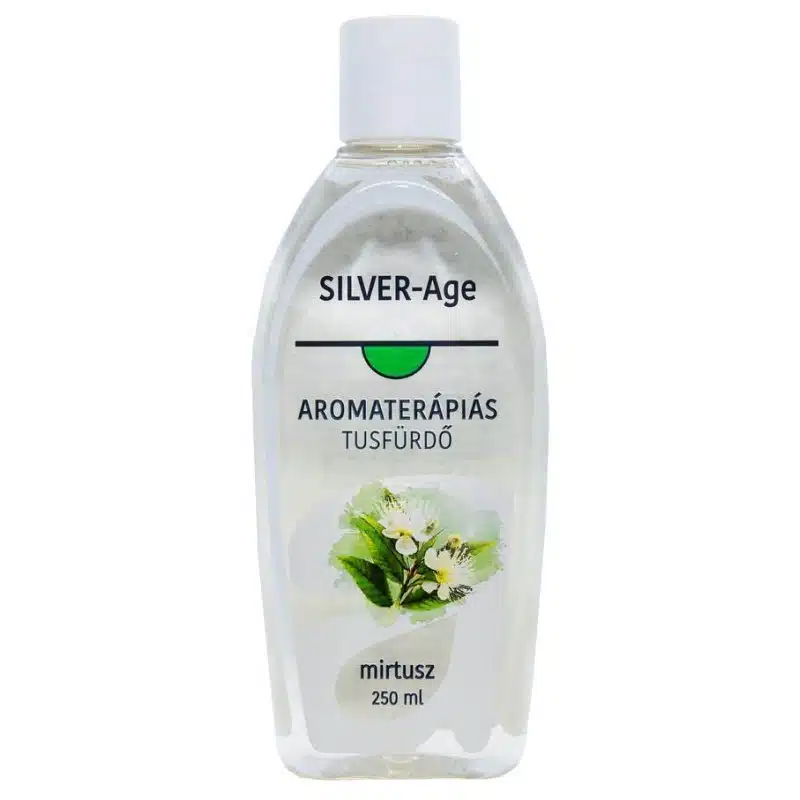 SILVER-Age Aromaterápiás Tusfürdő mirtusz - 250ml 1 SILVER-Age Aromaterápiás Tusfürdő mirtusz