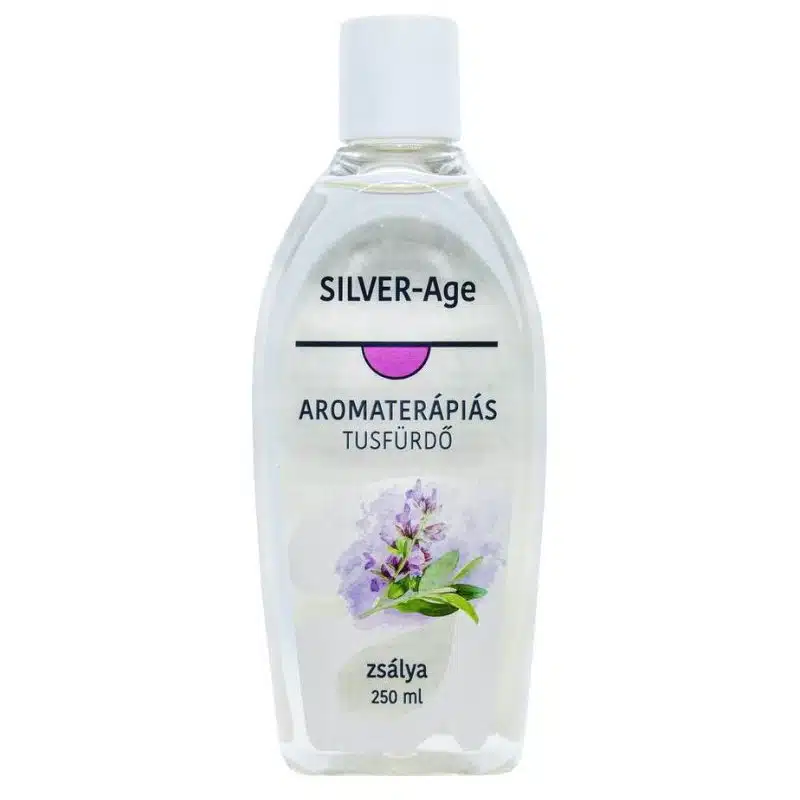 SILVER-Age Aromaterápiás Tusfürdő zsálya - 250ml 1 SILVER-Age Aromaterápiás Tusfürdő zsálya