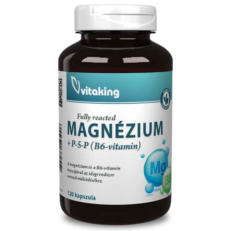 Vitaking Magnézium Biszglicinát + P5P (B6-vitamin) kapszula - 120db 1 Vitaking Magnézium Biszglicinát