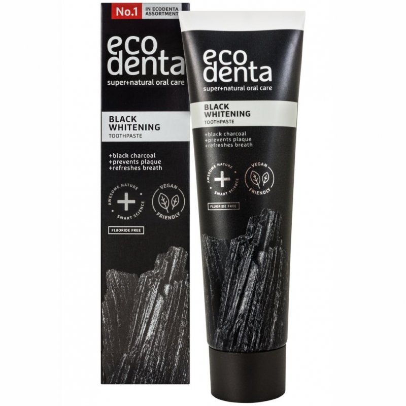 Ecodenta Fehérítő fogkrém szénnel - 100ml 1 Ecodenta Fehérítő fogkrém szénnel - 100ml