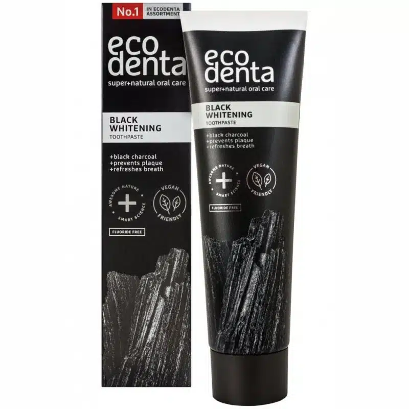 Ecodenta Fehérítő fogkrém szénnel - 100ml 1 Ecodenta Fehérítő fogkrém szénnel - 100ml