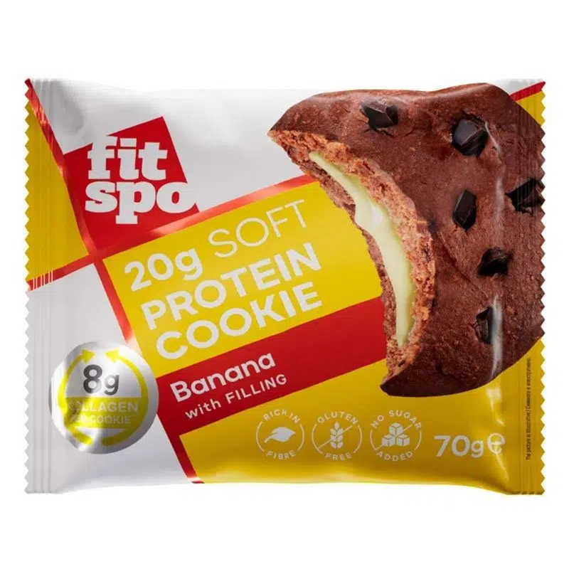 Fitspo Protein Cookie - Banános proteinsüti - 70g 1 Fitspo Protein Cookie - Banános proteinsüti - 70g
