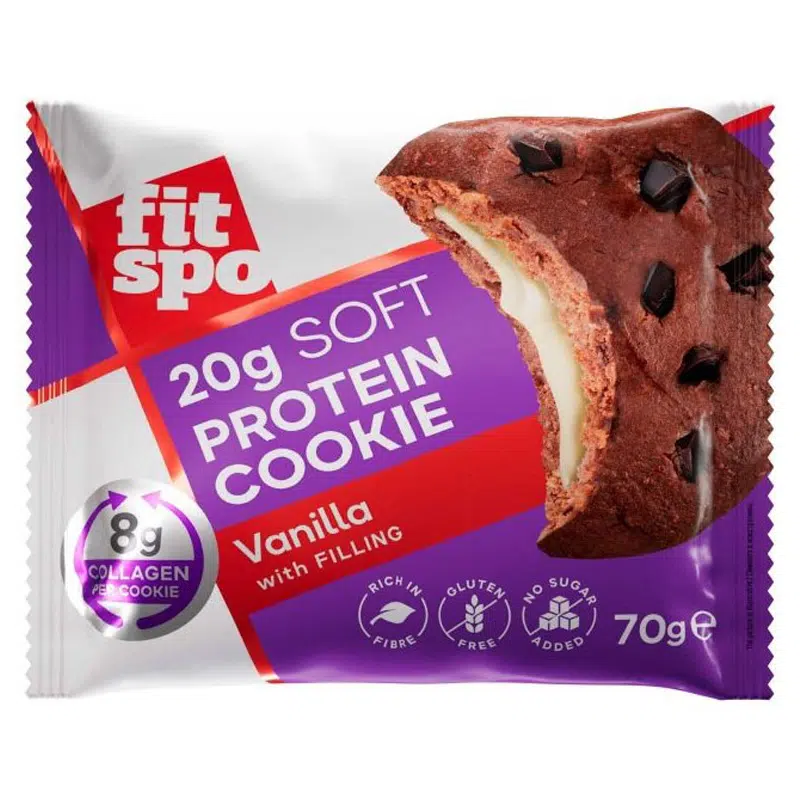 Fitspo Protein Cookie - Vaníliás proteinsüti - 70g 1 Fitspo Protein Cookie - Vaníliás proteinsüti - 70g
