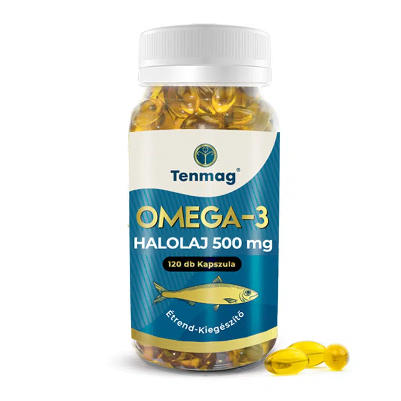 Tenmag Omega-3 halolaj 500mg kapszula - 120db 1 Tenmag Omega-3 halolaj 500mg kapszula - 120db