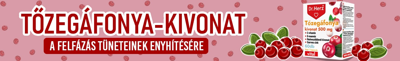 Dr. Herz Tőzegáfonya kivonat kapszula