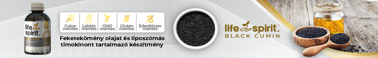 Life Spirit Black Cumin folyékony liposzómás étrend-kiegészítő