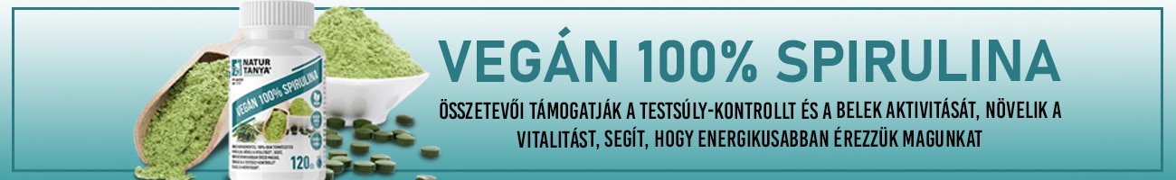 Natur Tanya Vegán 100% Spirulina tabletta