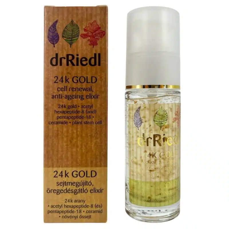 drRiedl 24k Gold sejtmegújító, öregedésgátló elixir 1 drRiedl 24k Gold sejtmegújító, öregedésgátló elixir