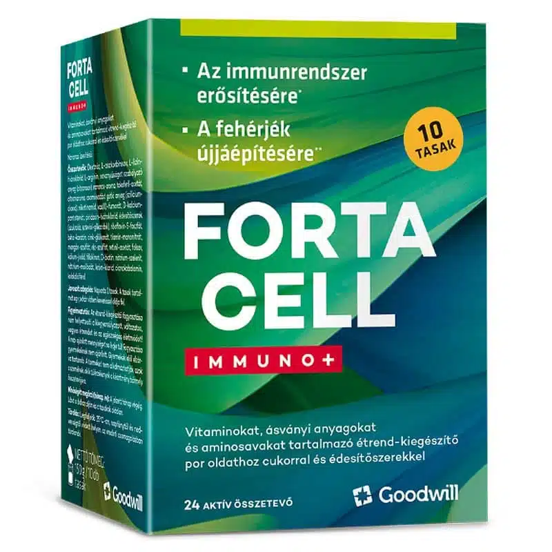 Goodwill Szent Györgyi-Albert Fortacell Immuno+ italpor - 10 tasak 1 Goodwill Szent Györgyi-Albert Fortacell Immuno+ italpor - 10 tasak