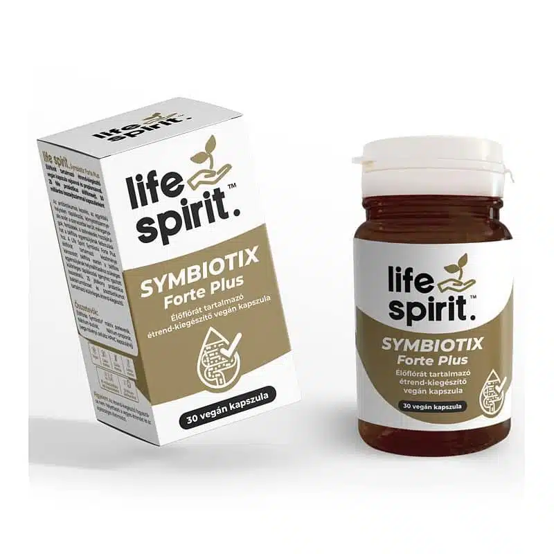 Life Spirit Symbiotix Forte Plus élőflórát tartalmazó kapszula - 30db 1 Life Spirit Symbiotix Forte Plus élőflórát tartalmazó kapszula - 30db
