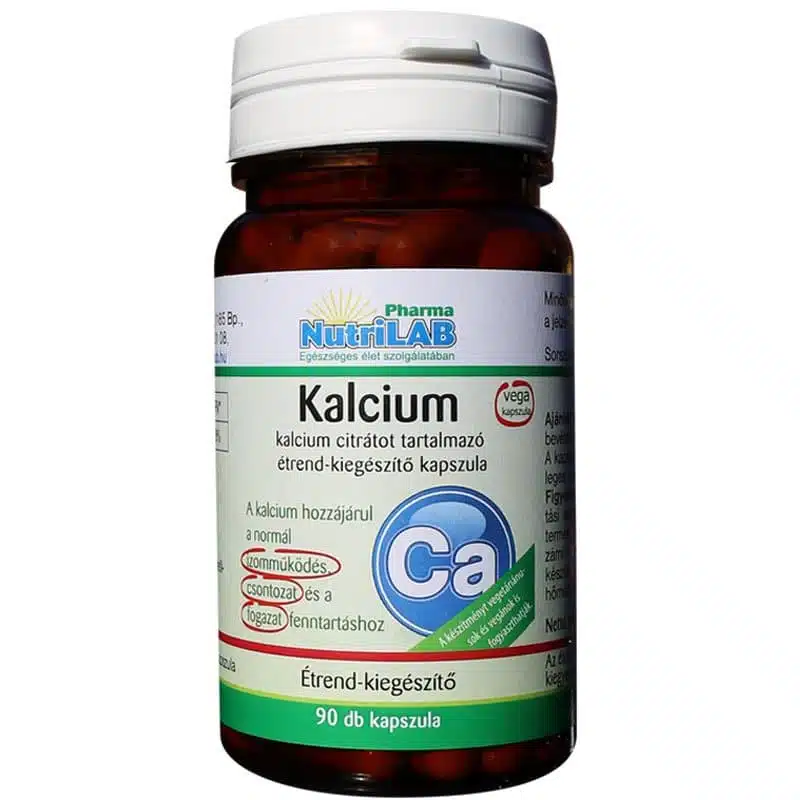 Nutrilab Kalcium citrát kapszula - 90db 1 Nutrilab Kalcium citrát kapszula - 90db