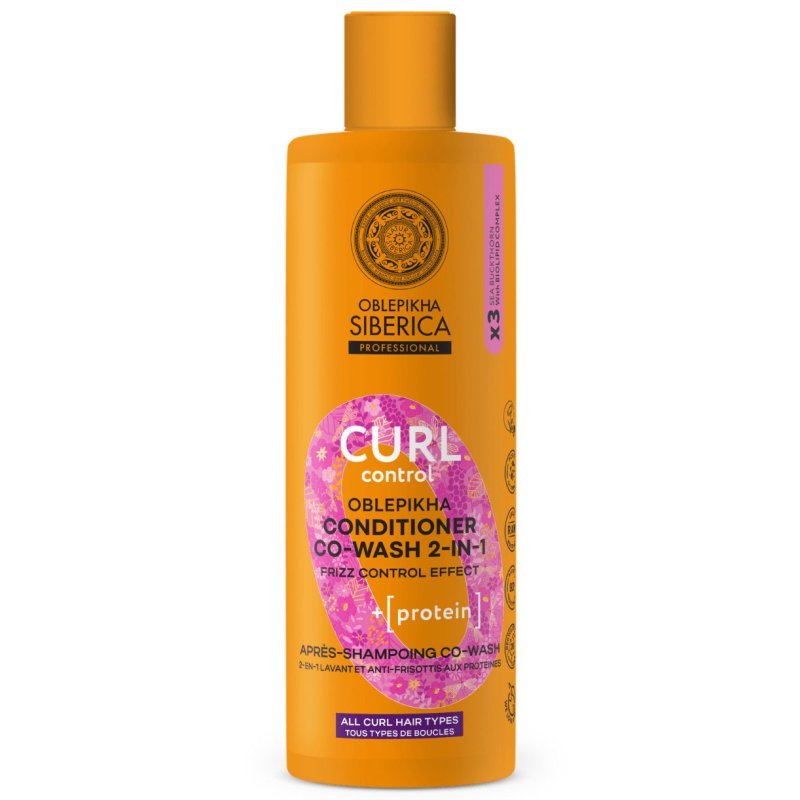 Oblepikha Siberica 2 az 1-ben Co-washing homoktövis kondicionáló göndör hajra - 400ml 1 Oblepikha Siberica 2 az 1-ben Co-washing homoktövis kondicionáló göndör hajra - 400ml