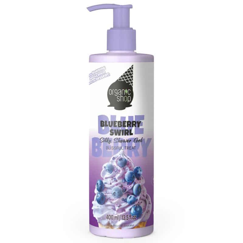 Organic Shop Áfonyás csavart fagyi Selymes tusfürdő gél - 400ml 1 Organic Shop Áfonyás csavart fagyi Selymes tusfürdő gél - 400ml