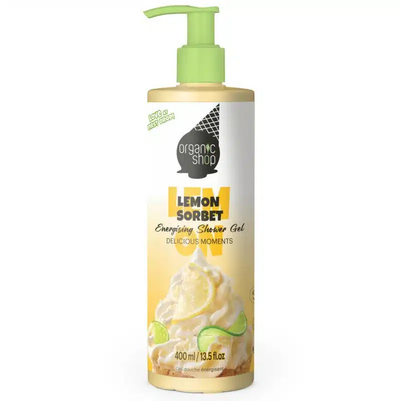 Organic Shop Citrom sorbet Energizáló tusfürdő gél - 400ml 1 Organic Shop Citrom sorbet Energizáló tusfürdő gél - 400ml
