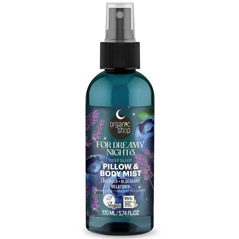 Organic Shop ''Deep sleep'' Párna- és testpermet levendulával, áfonyával és melatoninnal - 170ml 1 Organic Shop ''Deep sleep'' Párna- és testpermet levendulával, áfonyával és melatoninnal - 170ml