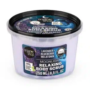 Organic Shop Relaxáló testradír levendulával, áfonyával és melatoninnal - 250ml