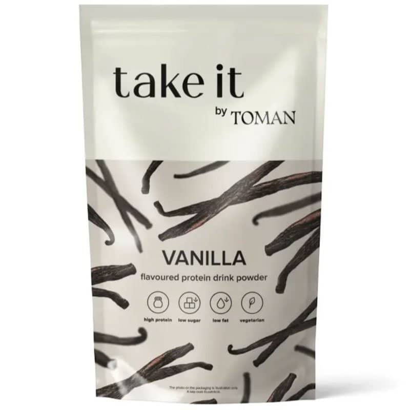 Take it by Toman Fehérje italpor - Vanília - 450g 1 Take it by Toman Fehérje italpor - Vanília - 450g