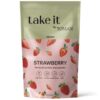 Take it by Toman Vegan Zab fehérje italpor - Eper - 450g