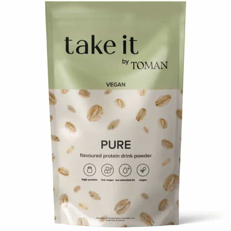 Take it by Toman Vegan Zab fehérje italpor - Natúr - 450g 1 Take it by Toman Vegan Zab fehérje italpor - Natúr - 450g