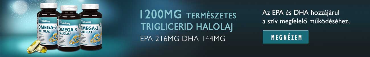 Vitaking Omega-3 1200mg halolaj kapszula