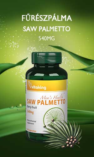 Vitaking Saw Palmetto (Fűrészpálma, Szabalpálma, Törpepálma) kapszula