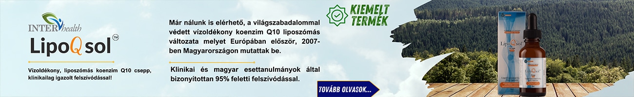 Interhealth Lipo Q sol Liposzómás Vízoldékony Q10 csepp