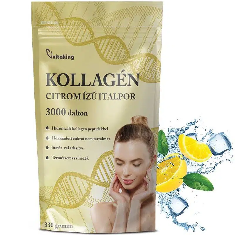 Vitaking Kollagén Citrom ízű italpor - 330g 4 Vitaking Kollagén Citrom ízű italpor - 330g - Image 4