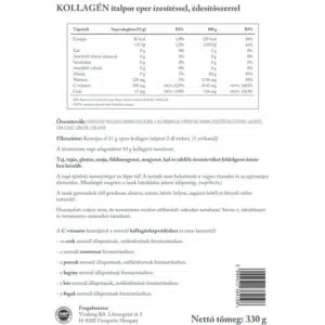 Vitaking Kollagén Eper ízű italpor - 330g - Image 4