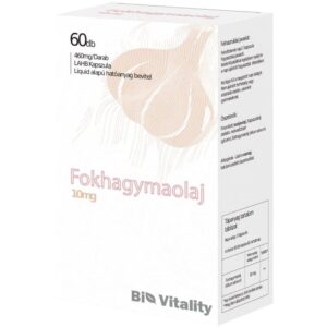 Bio Vitality Fokhagymaolaj lágyzselatin kapszula - 60db